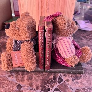 Vintage Teddy Bear Bookends